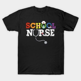 School Nurse Gift Registered Nurse Back To School Nursing T-Shirt